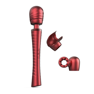 Вібромасажер Manwan MAN.WAND EDGY Velvet Red