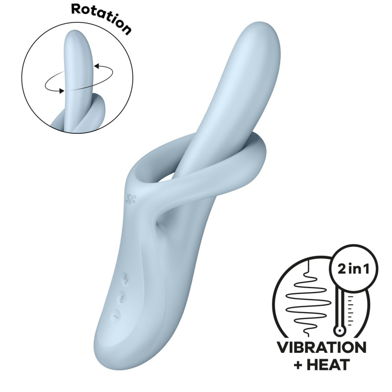 Вібратор Satisfyer Heat Flex 4 Blue