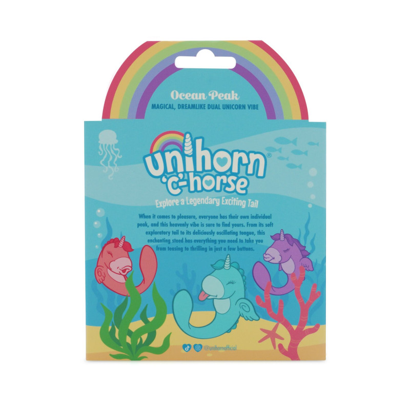 Вібратор-єдиноріжка Unihorn - C Horse - Ocean Peak, вагінально-кліторальна стимуляція
