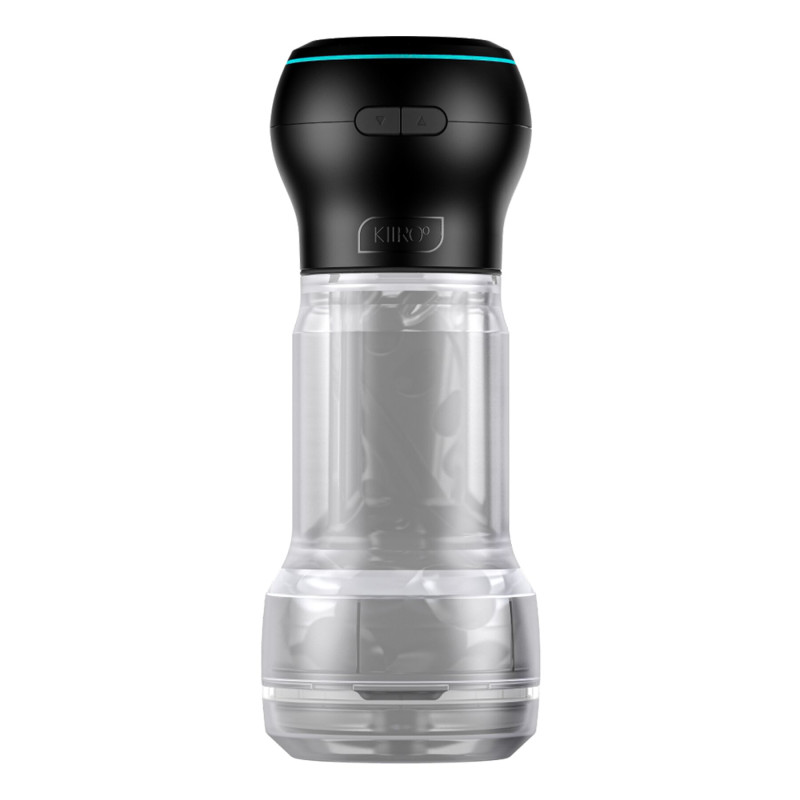 Мастурбатор Kiiroo Feel Pocket Crystal із всмоктувальною інтерактивною насадкою PowerBlow Combo Set