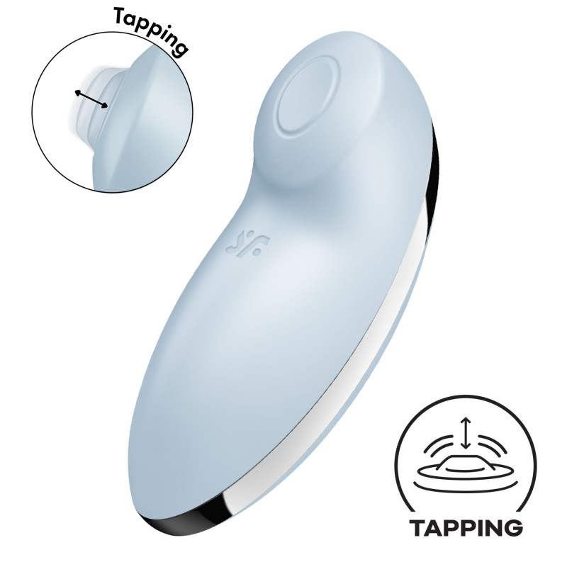 Вібростимулятор-пульсатор Satisfyer Tap & Climax 2 Blue