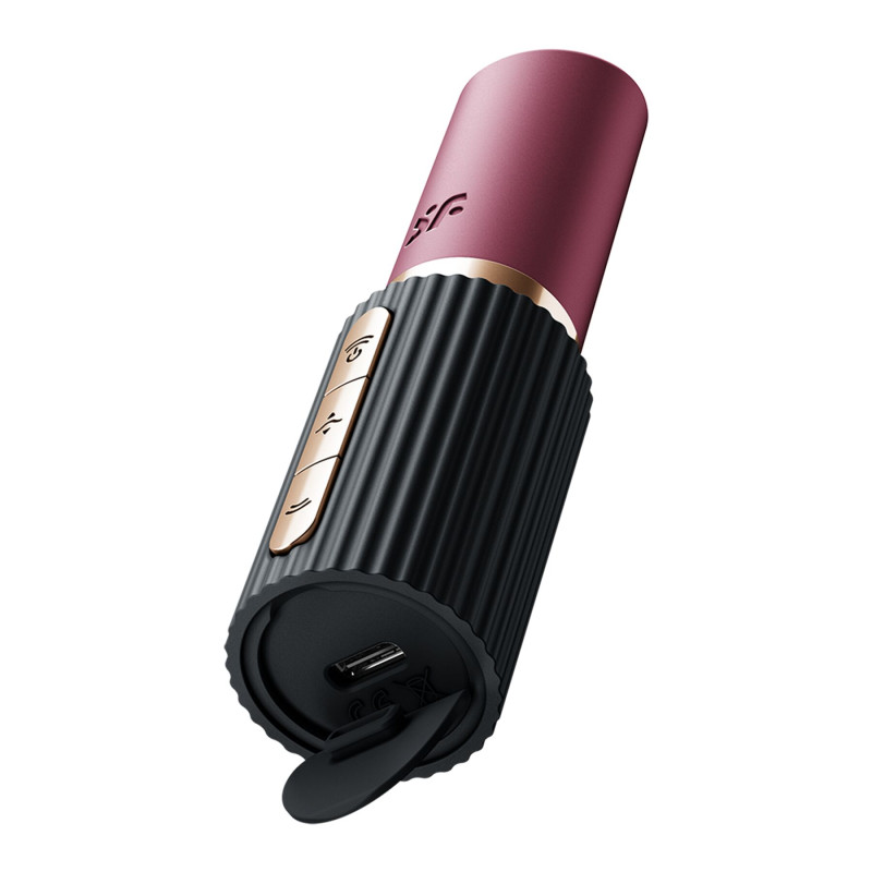 Вакуумний стимулятор Satisfyer Pro 2 Kiss, магнітна технологія 3D Air Pulse, 30 режимів, кришечка