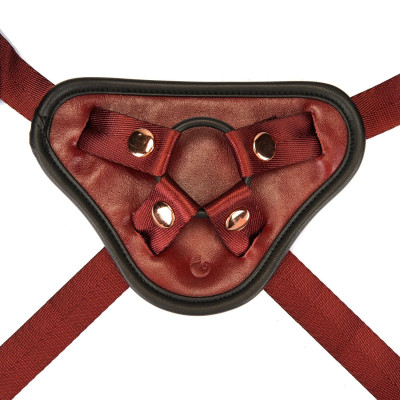 Трусики для страпону Liebe Seele Wine Red Strap-on Harness
