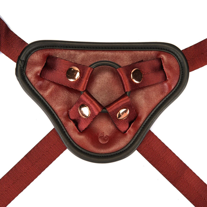 Трусики для страпону Liebe Seele Wine Red Strap-on Harness