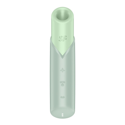Вакуумний стимулятор Satisfyer Naughty Kiss, магнітна технологія 3D Air Pulse, 30 режимів роботи