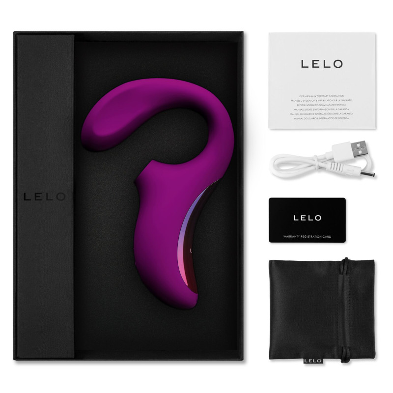 Звуковий вакуумний стимулятор LELO Enigma Deep Rose з вібрацією