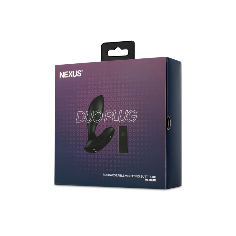 Анальна вібропробка Nexus DUO Plug Medium, пульт дистанційного керування