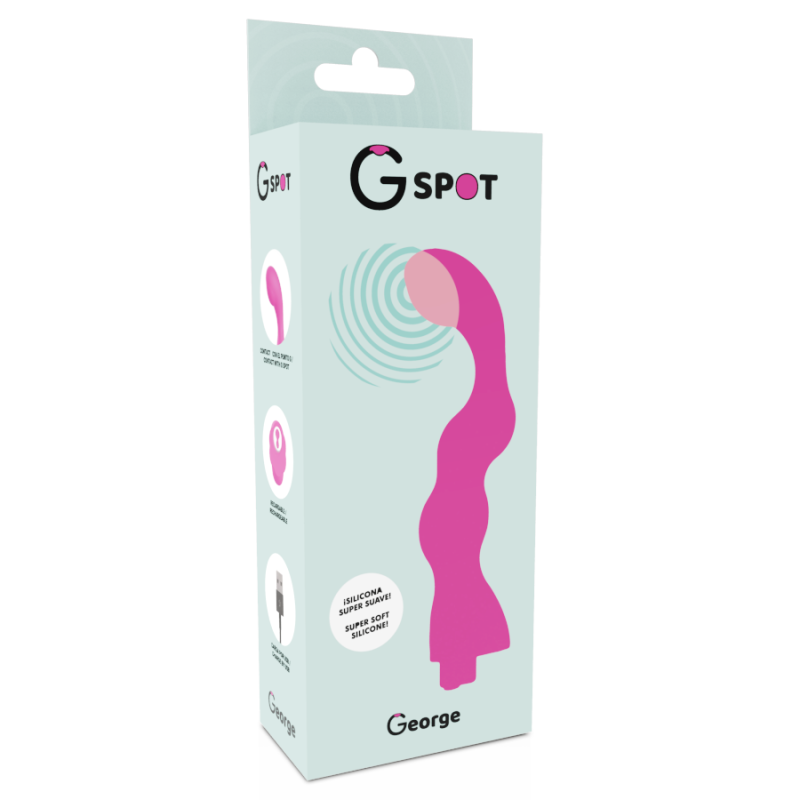 Вібратор для зони G G-SPOT GEORGE, рожевий