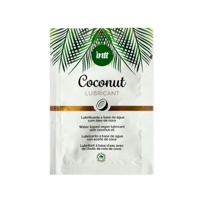 Пробник доглядаючого лубриканта Intt Coconut з кокосовим маслом на водній основі (2 мл)
