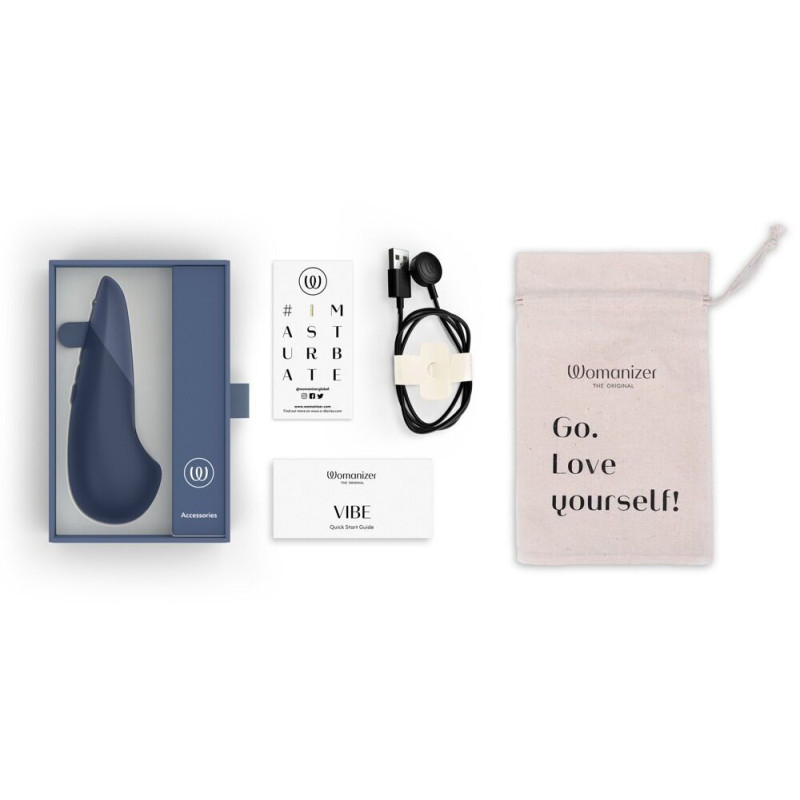 Вібратор Womanizer Vibe Dark Blue