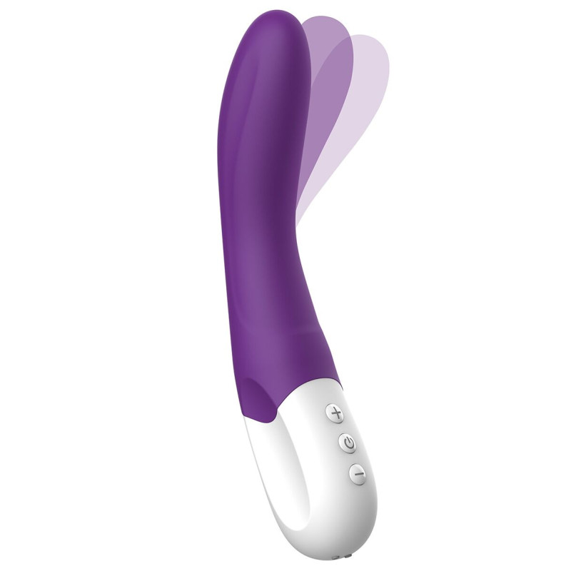 Вібратор точки G Liebe Bend It Rechargeable Purple, 10 режимів, дуже потужний, гнучкий ствол