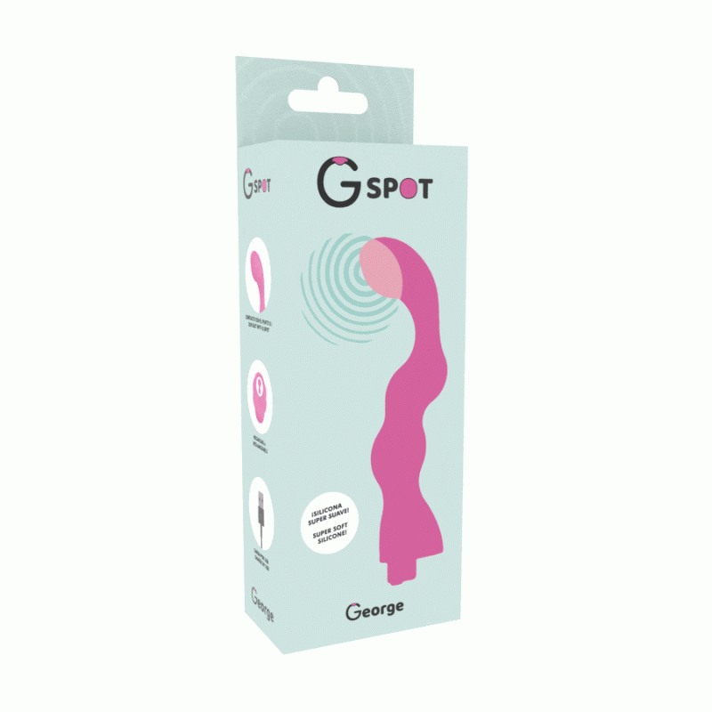 Вібратор для зони G G-SPOT GEORGE, рожевий