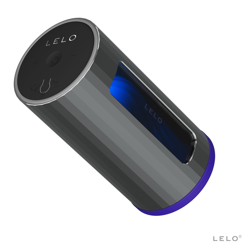 Смарт мастурбатор LELO F1S V2 синій, вібрації, технологія SENSONIC, гра у додатку