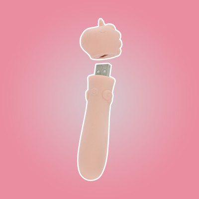 Вібратор-єдиноріжка Unihorn USB Bullet - Heart Throb, віброкуля, USB зарядка