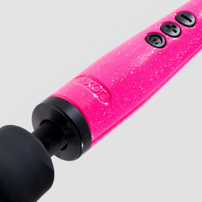 Вібромасажер DOXY Die Cast Massager Hot Pink, потужний, живлення 220В, металевий корпус
