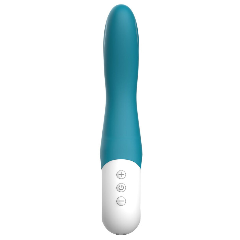 Вібратор точки G Liebe Bend It Rechargeable Ocean Blue, 10 режимів, дуже потужний, гнучкий ствол