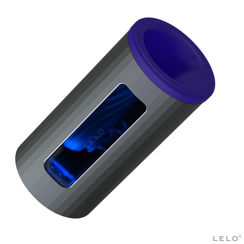 Смарт мастурбатор LELO F1S V2 синій, вібрації, технологія SENSONIC, гра у додатку
