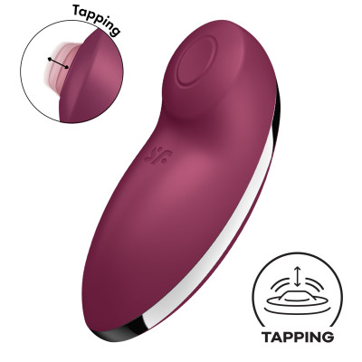 Вібростимулятор-пульсатор Satisfyer Tap & Climax 2 Red Вібростимулятор-пульсатор Satisfyer Tap & Climax 2 Red