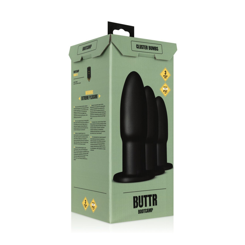 Набір анальних пробок BUTTR - Cluster Bombs Anal Training Set