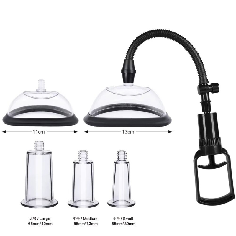 Вакуумна помпа для грудей та сосків Men Powerup Passion Pump