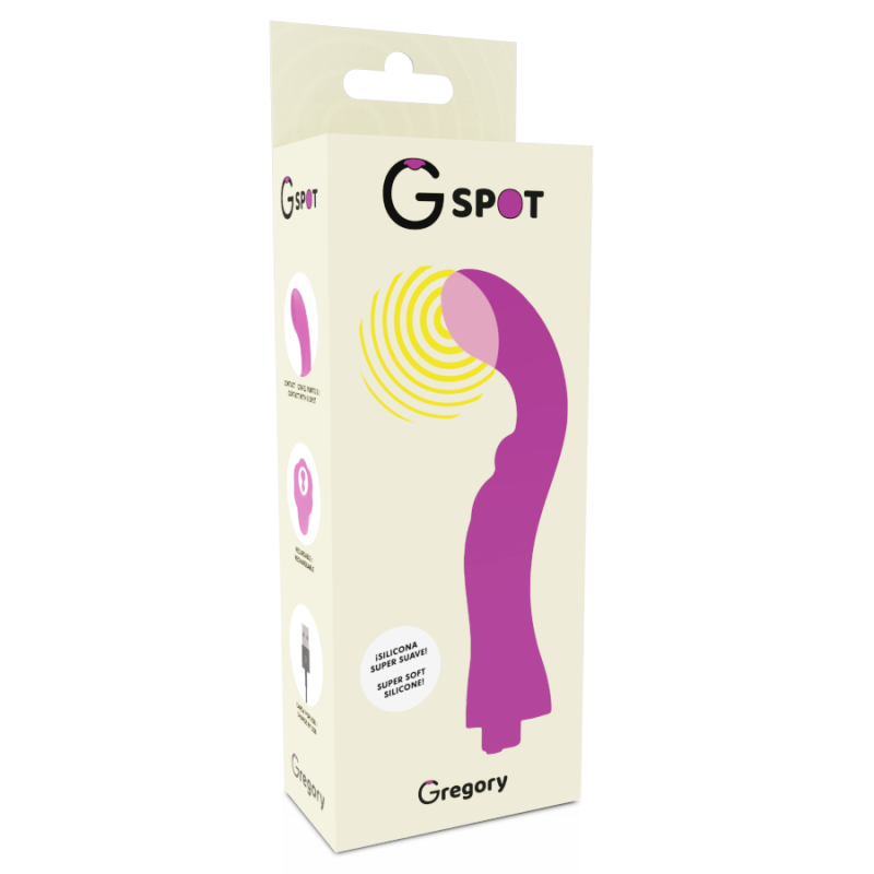 Вібратор для зони G G-SPOT GREGORY, фіолетовий
