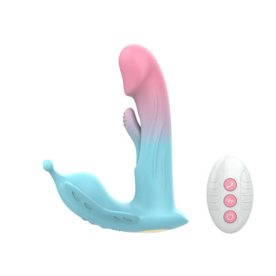Вібратор Loviss Becky Trigger Panty Vibrator, що носиться, вібрація + рух, що манить, пульт ДУ