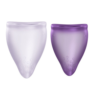 Набір менструальних чаш Fun Factory FUN CUP EXPLORE KIT, 2 шт, Multicolored Violet, об'єми 20 та 30 мл