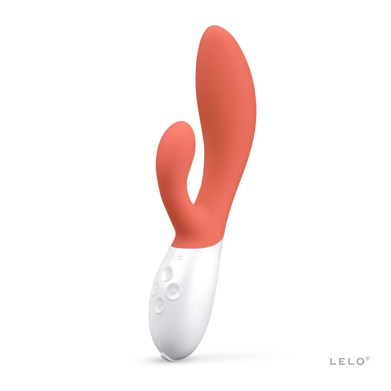 Вібратор-кролик LELO Ina 3 Coral, 10 режимів вібрації, потужний двигун