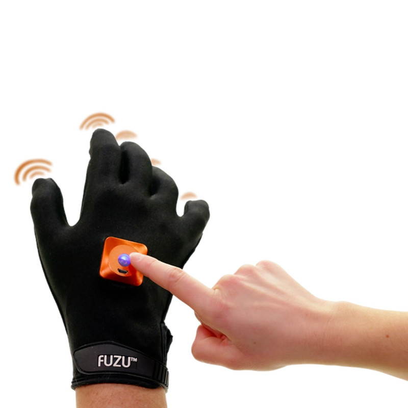 Віброперчатка (права) FUZU Gloves Vibrating Massage Right Hand, 11 режимів