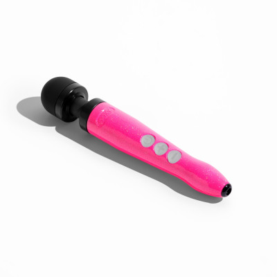 Вібромасажер DOXY Die Cast 3R Hot Pink, дуже потужний, металевий корпус, що перезаряджається.