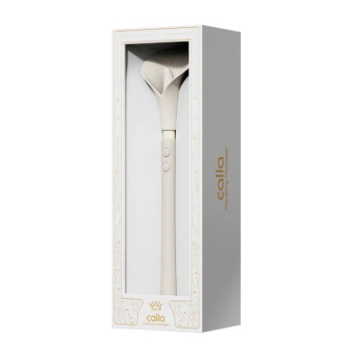 Вібромасажер Zalo — Calla Ivory White