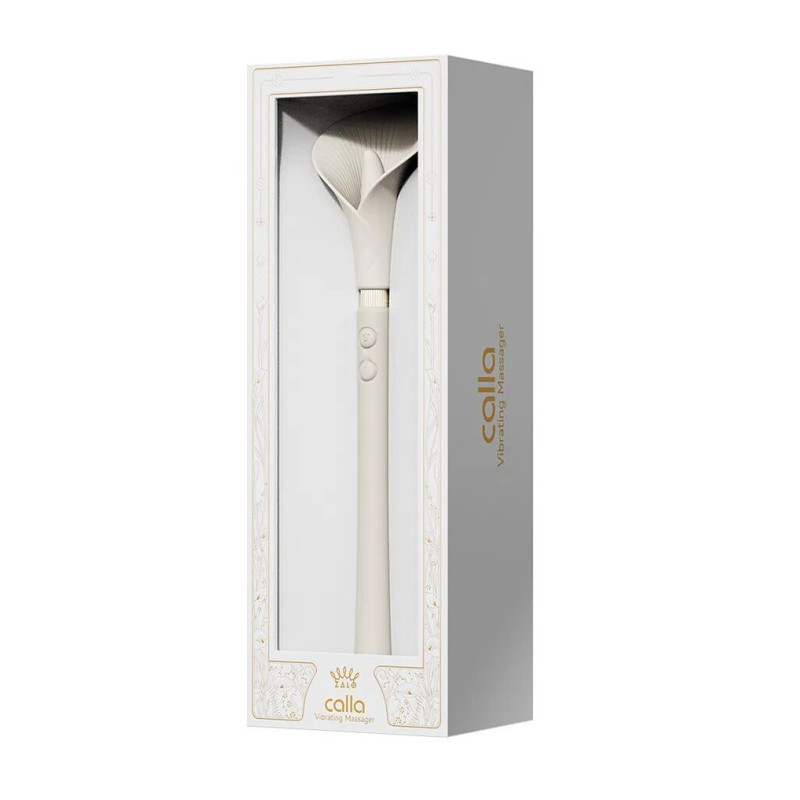 Вібромасажер Zalo — Calla Ivory White