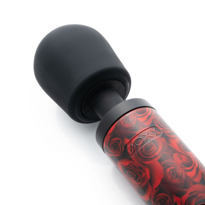 Вібромасажер DOXY Original ROSE PATTERN, дуже потужний, живлення 220В, пульсуючі вібрації