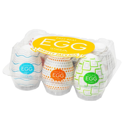 Набір яєць мастурбаторів Tenga Egg Variety Pack - Standard (6 шт)