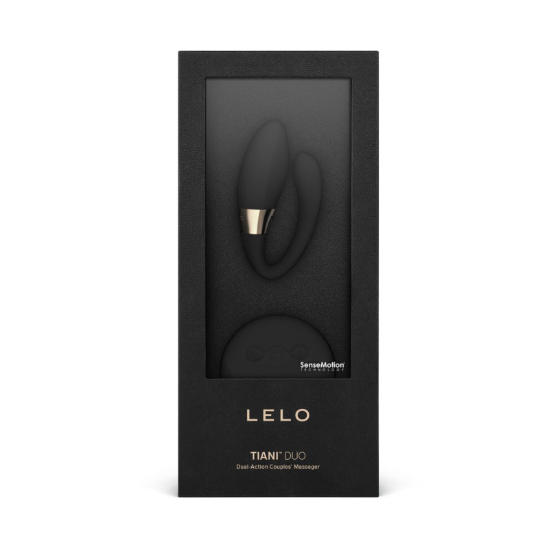 Вібратор для пар LELO Tiani Duo Black, 2 мотори, пульт ДУ