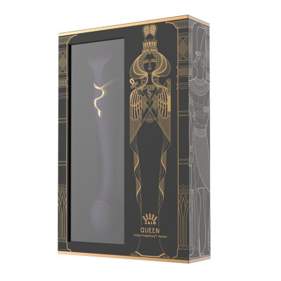 Смарт вібратор Zalo - Queen Twilight Purple, пульсуюча перлина, кристал Swarovski