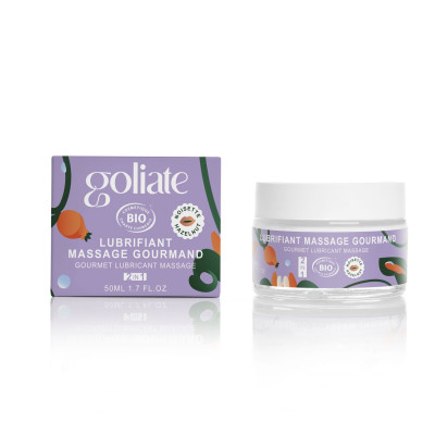 Масажна олія-лубрикант з ароматом та смаком фундуку Goliate Couple Gourmand Noisette 50 мл