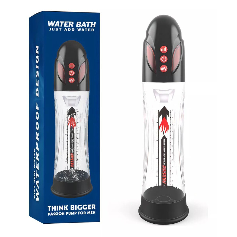 Автоматична гідропомпа 2в1 (вода/повітря) Men Power Water Bath, 2 режими, індикація рівня вакууму