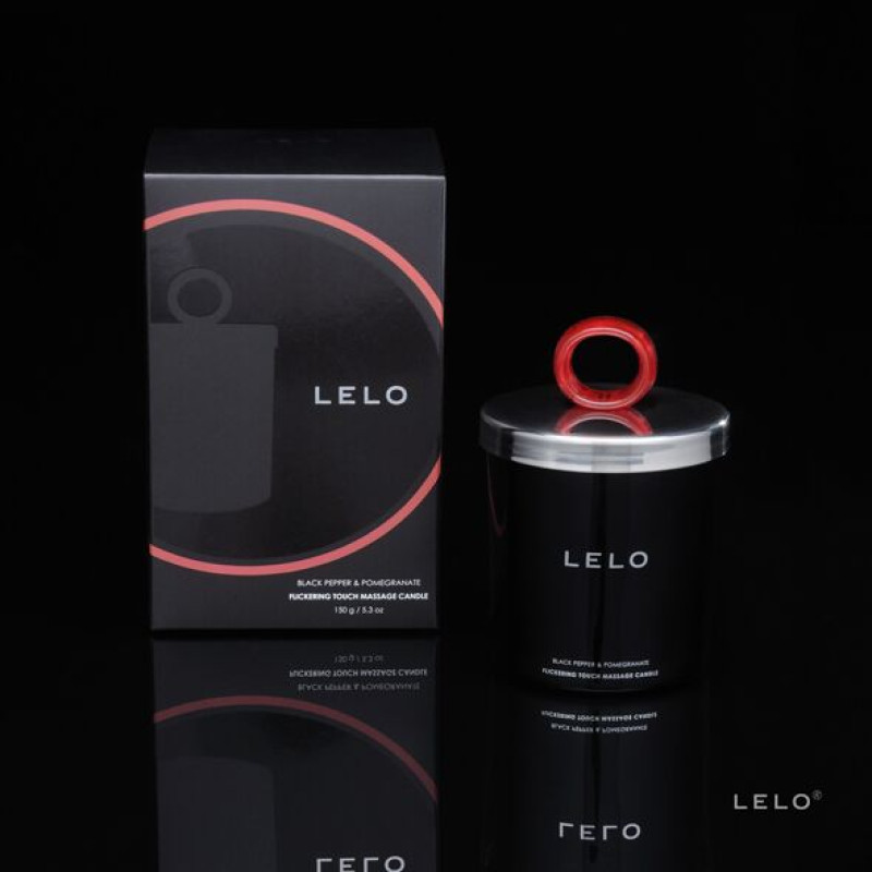 Масажна свічка LELO Massage Candle Black Pepper & Pomegranate - Чорний перець та гранат, соєвий віск, 36 годин горіння