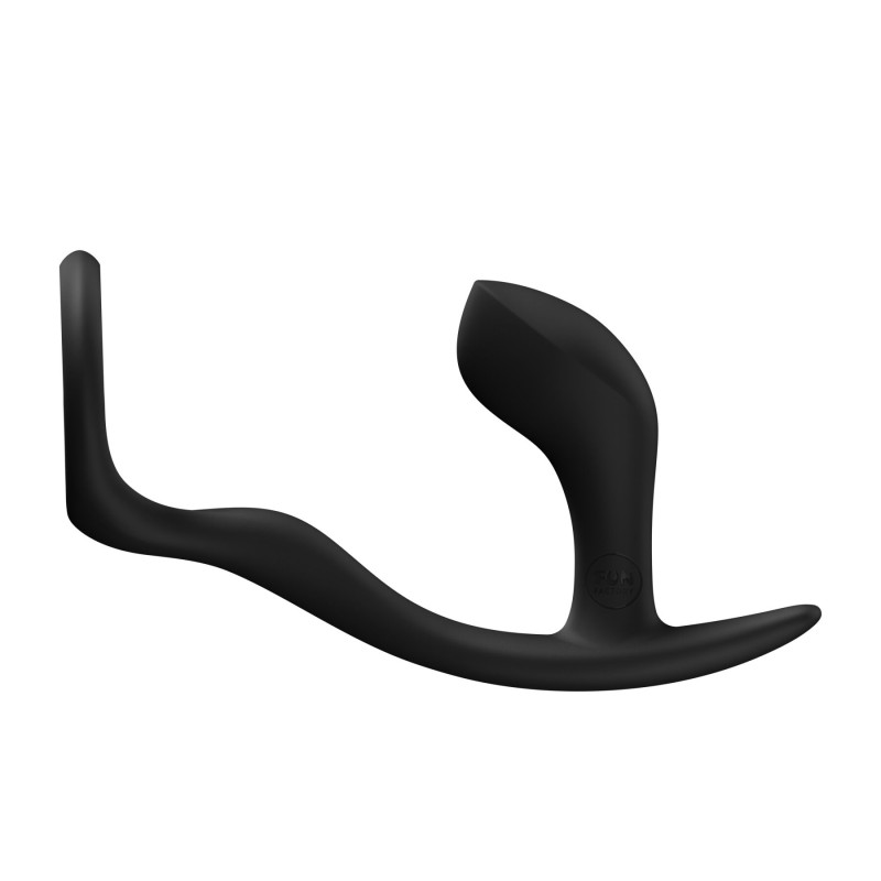 Анальна пробка з ерекційним кільцем Fun Factory Bootie Ring Black