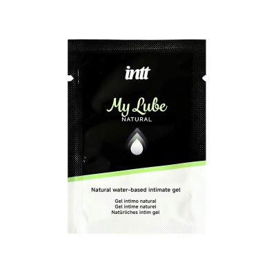 Пробник лубриканту на водній основі Intt My Lube Natural, 2 мл