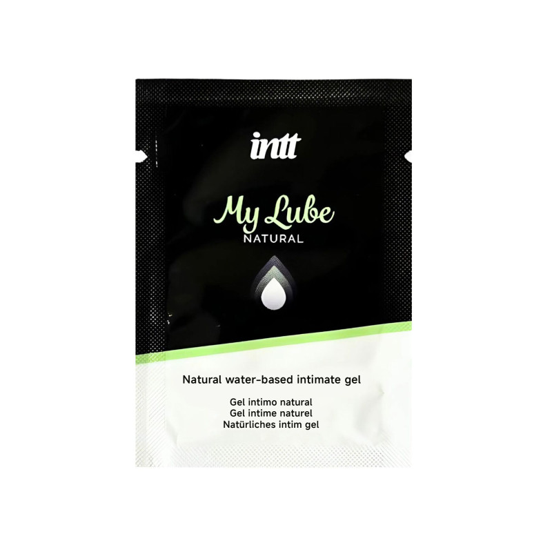 Пробник лубриканту на водній основі Intt My Lube Natural, 2 мл