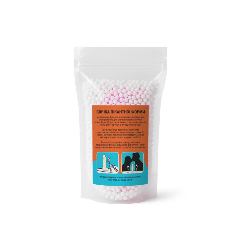 Свічка у вигляді члена Чистий Кайф LARGE Pink