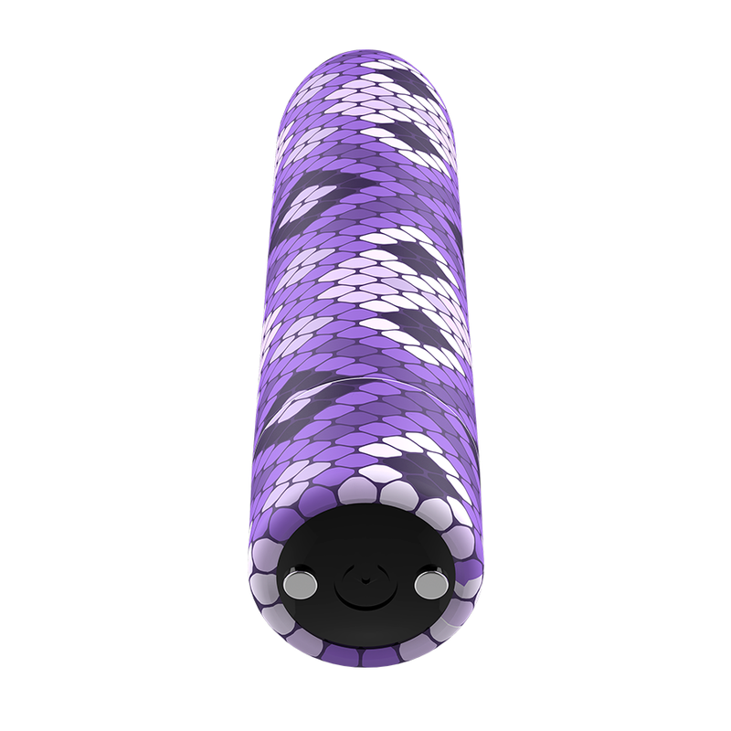 Потужна віброкуля Custom Bullets Snake Purple