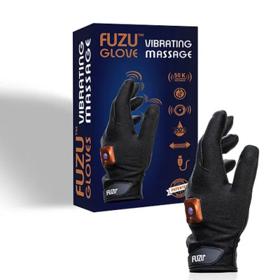 Віброперчатка (ліва) FUZU Gloves Vibrating Massage Left Hand, 11 режимів