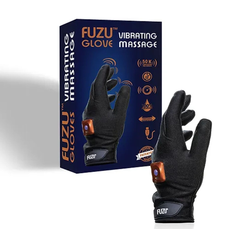 Віброперчатка (ліва) FUZU Gloves Vibrating Massage Left Hand, 11 режимів