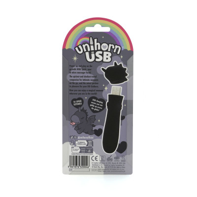 Вібратор-єдиноріжка Unihorn USB Bullet - Wild Spirit, віброкуля, USB зарядка
