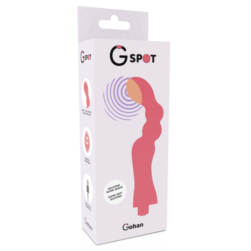 Вібратор для зони G G-SPOT GOHAN, червоний