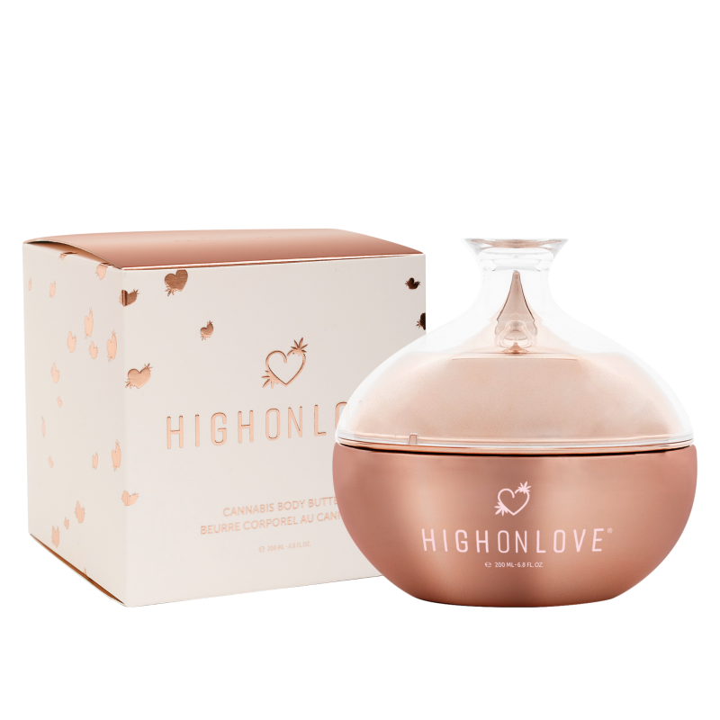 Канабіс-баттер для тіла HighOnLove Cannabis Body Butter, 200 мл, густий, поживний, зволожуючий
