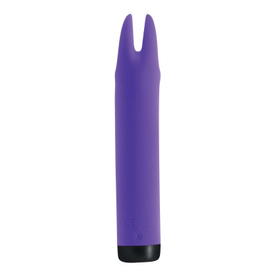 Вібратор S Pleasures Bullets Amethyst, фіолетовий, з двома відростками, 10 режимів, діаметр 3,1 см